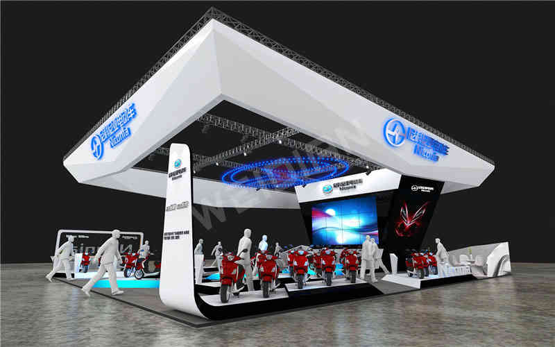 尼科尼電動車廣州展臺設計搭建