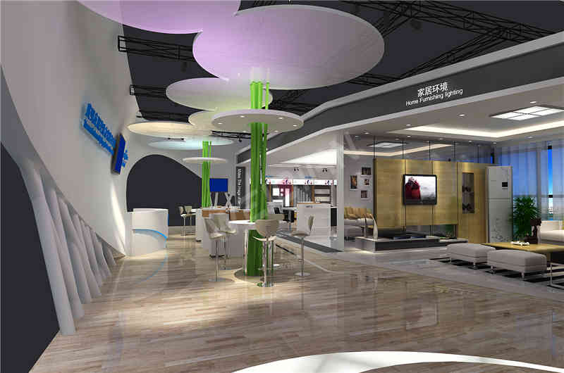 美的廣州國際照明展覽會-光亞展廣州展臺設計搭建