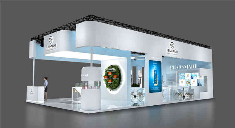 華為技術(shù)有限公司參展新加坡濱海灣金沙會展中心展覽設(shè)計展臺搭建3