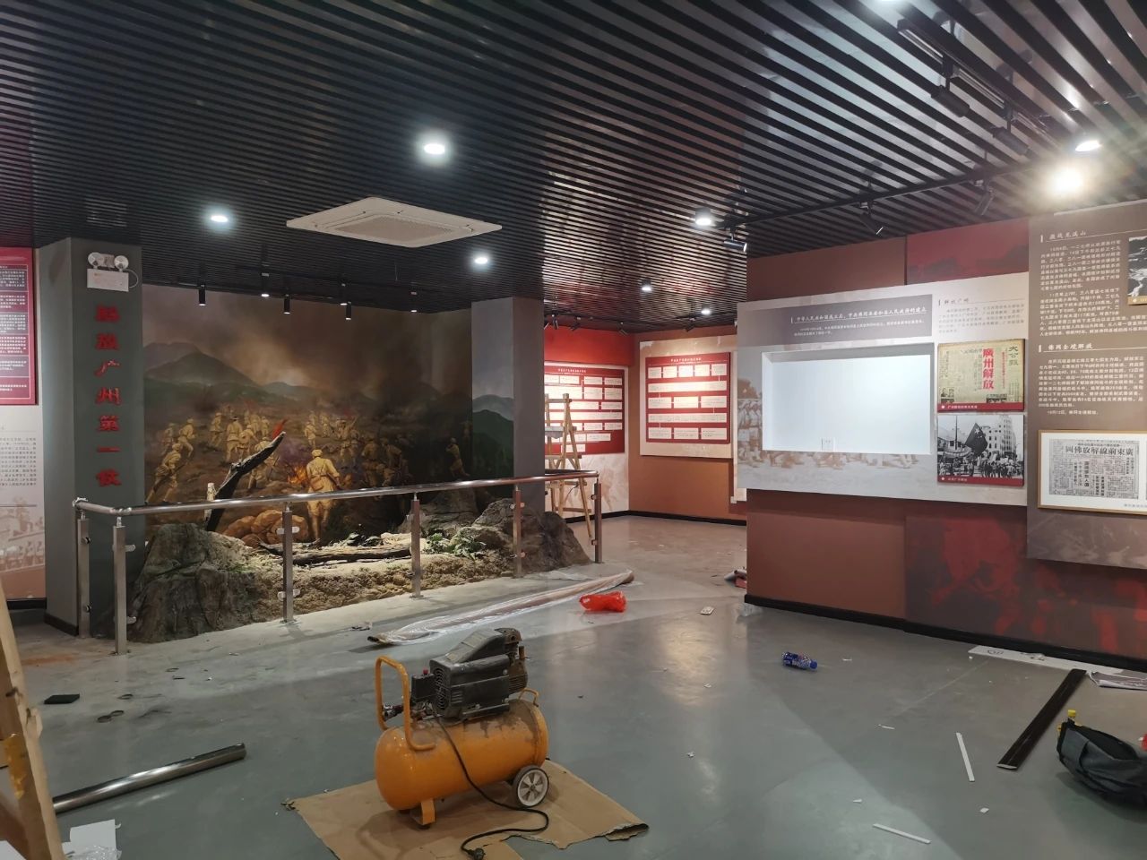 清遠(yuǎn)展覽館裝修設(shè)計公司佛岡縣革命歷史展覽廳策劃設(shè)計